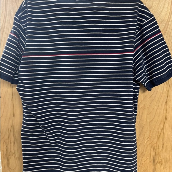 Camel Active VTG Men Blue & White Striped Short Sleeves Polo Shirt Sz XL - Picture 4 of 4